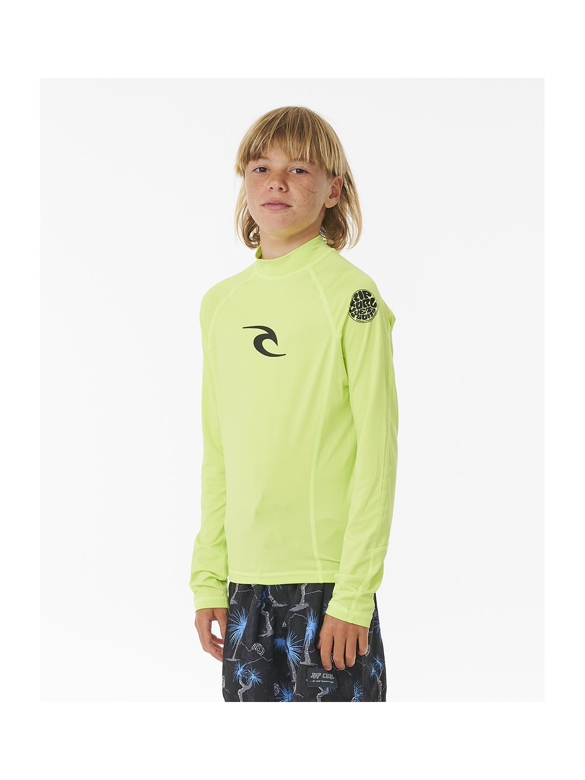 Lycra RIP CURL Brand Wave Upf L/S Boy żółty - Adventure Sports