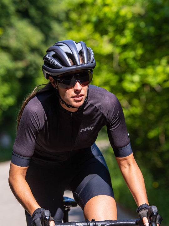 Koszulka rowerowa NORTHWAVE FAST W’s Jersey - czarny - Adventure Sports
