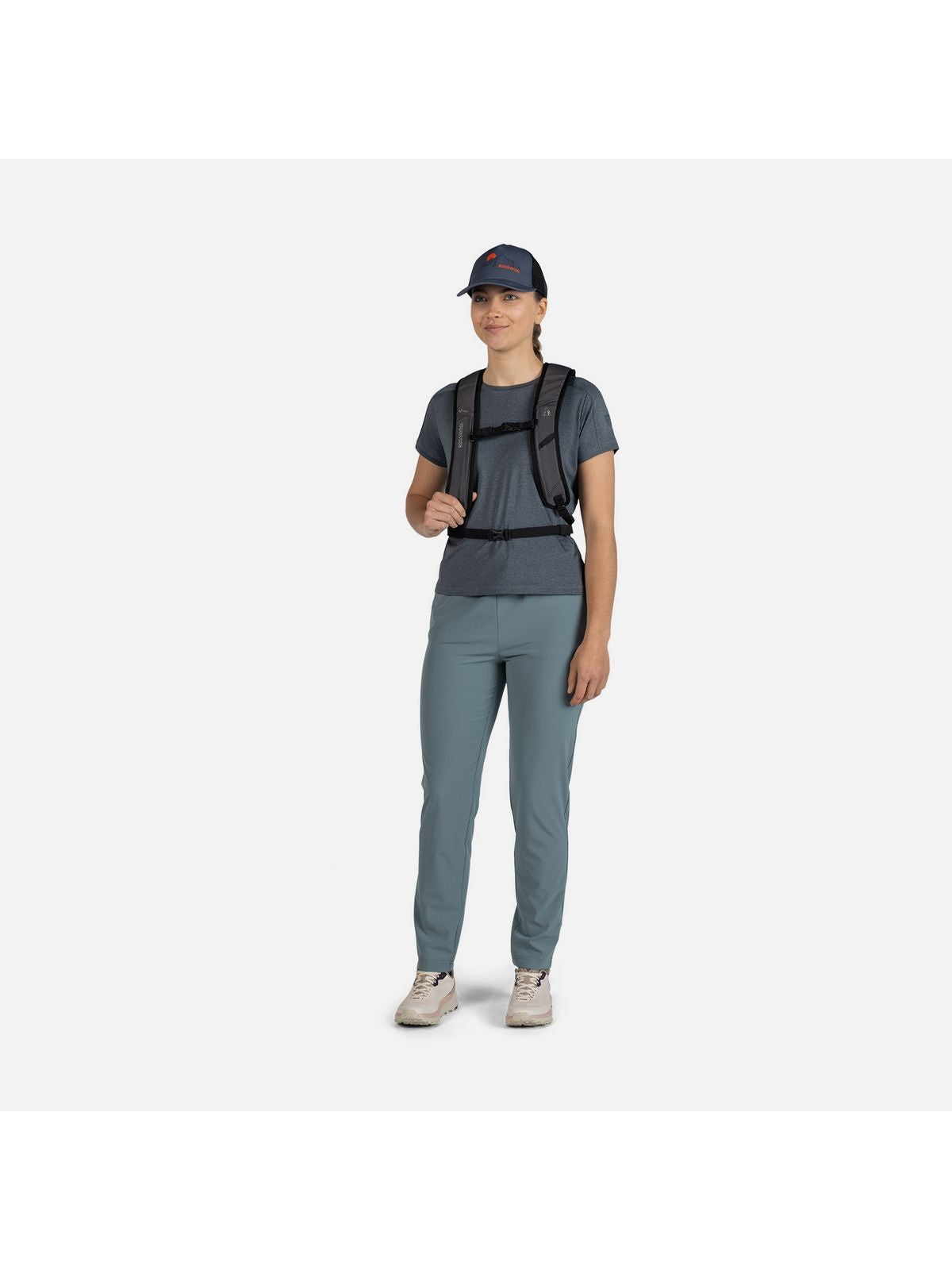 Koszulka treningowa damska ROSSIGNOL W Cloudrest Loose Tee niebieski - Adventure Sports