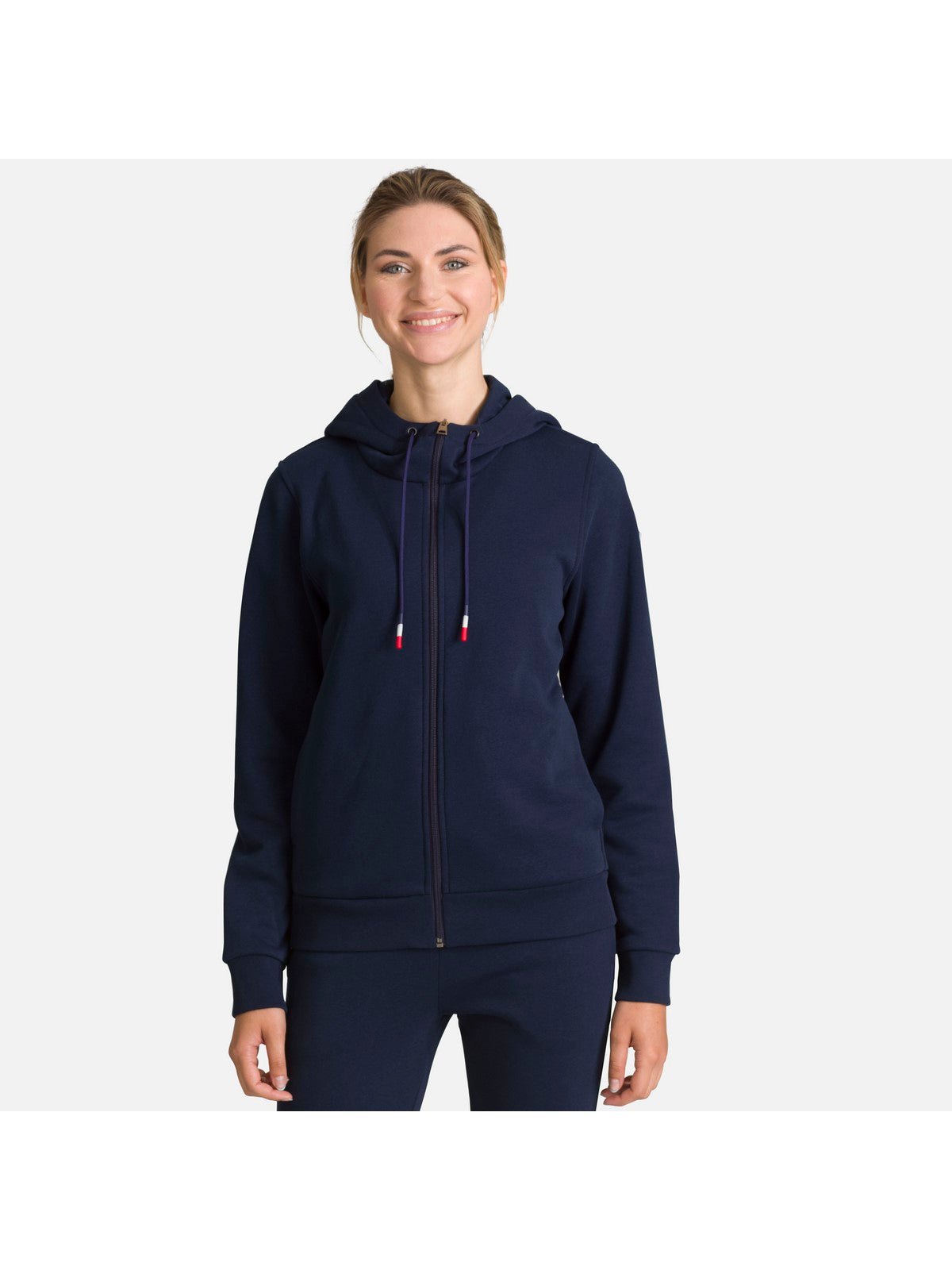 Bluza Rossignol W Logo Sweat Fz Hood Fl granatowy - Adventure Sports
