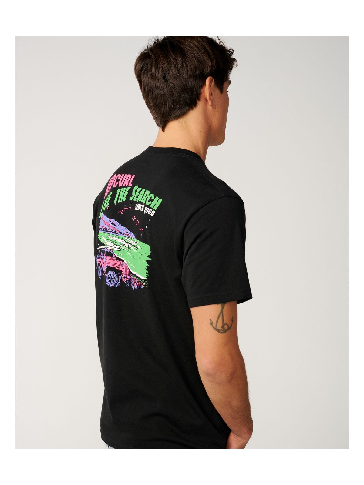 Koszulka męska RIP CURL Surf Trip Tee czarna