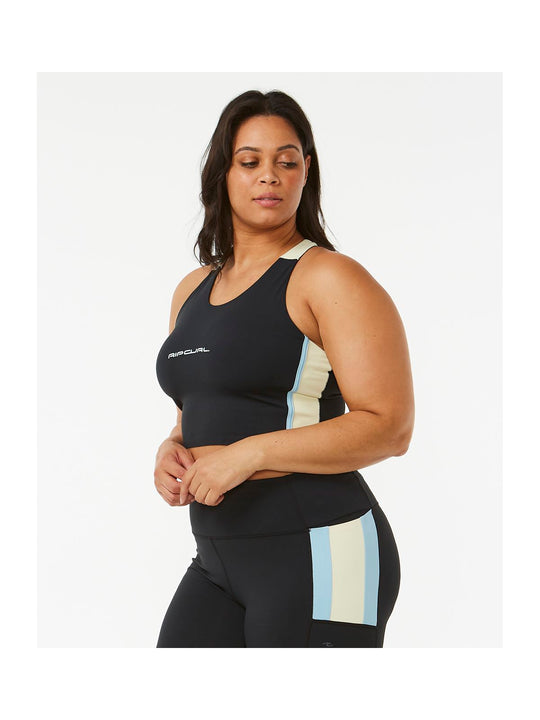 Koszulka RIP CURL Rss Revival Crop czarny - Adventure Sports
