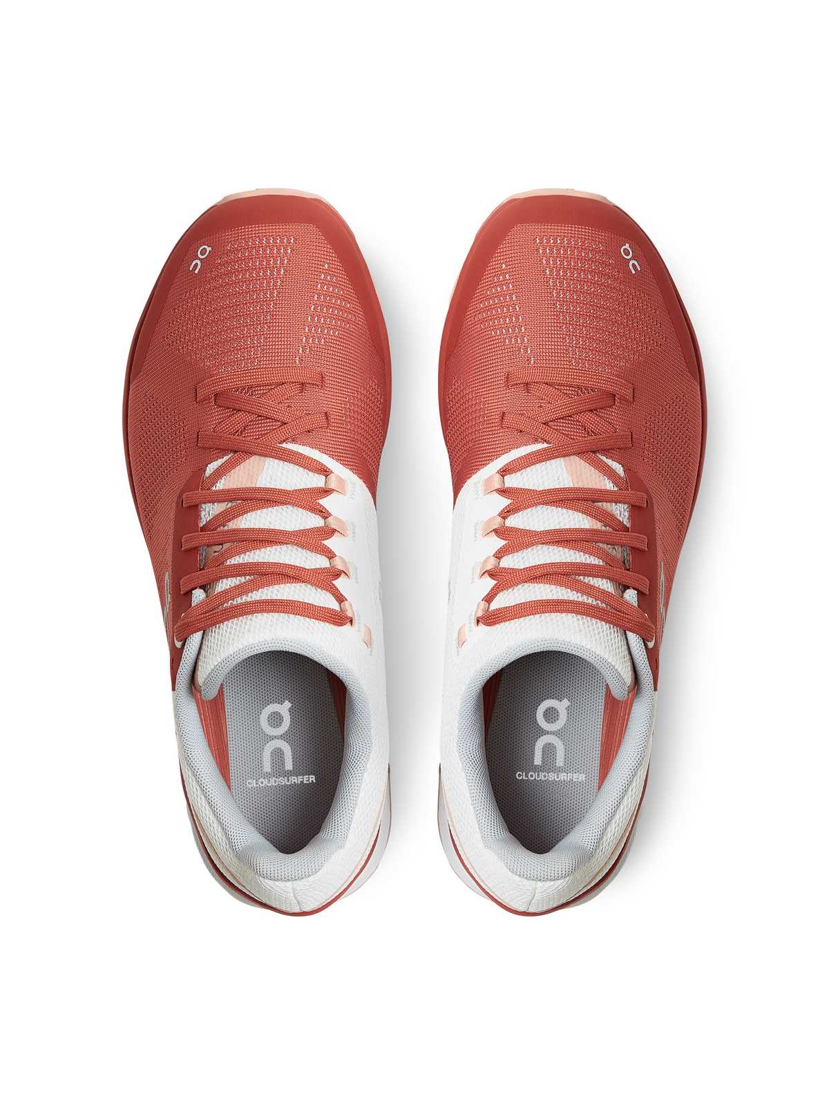 Buty do biegania damskie On W CLOUDSURFER - czerwony