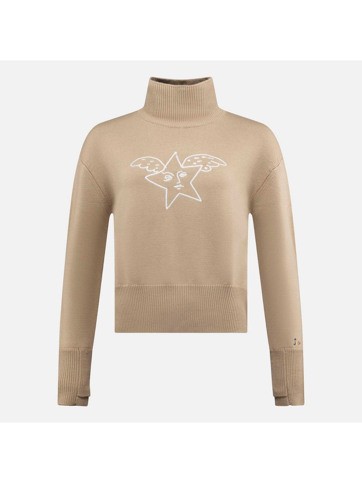 Sweter damski ROSSIGNOL W JCC LINA beżowy