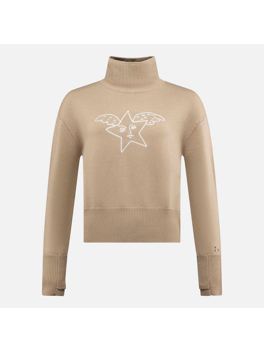 Sweter damski ROSSIGNOL W JCC LINA beżowy
