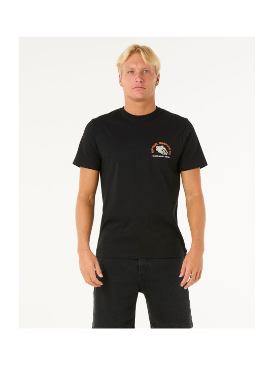 Koszulka RIP CURL Desti Animals Tee czarny
