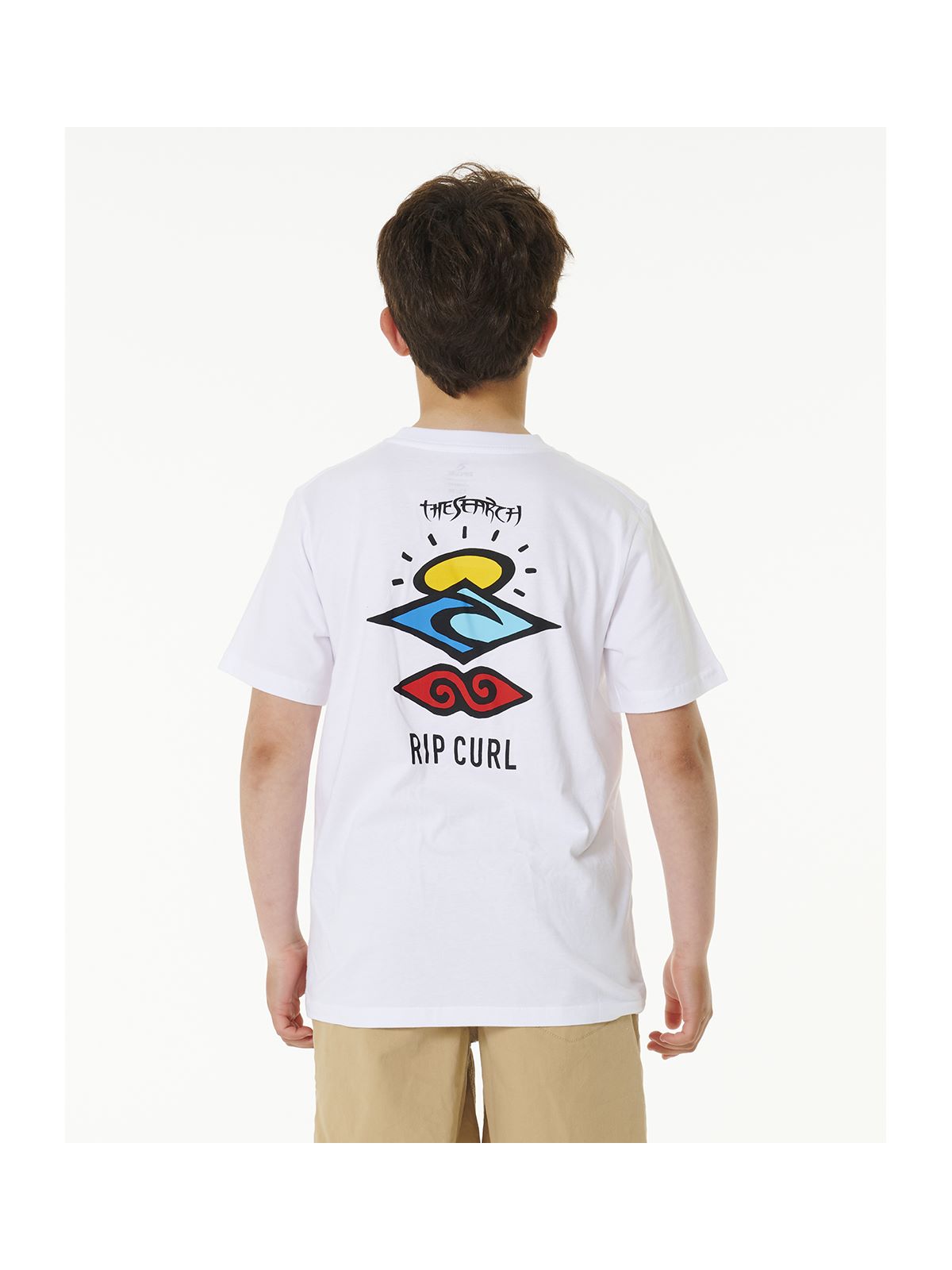 T-Shirt chłopięcy RIP CURL Search Icon Tee -Boy biały - Koszulka - Adventure Sports