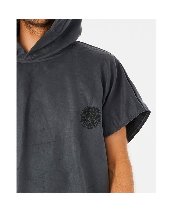 Poncho RIP CURL Surf Series Packableź Hooded T czarny - TU - Adventure Sports
