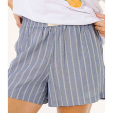 Szorty damskie RIP CURL Beach Days Pinstripe Short niebieskie
