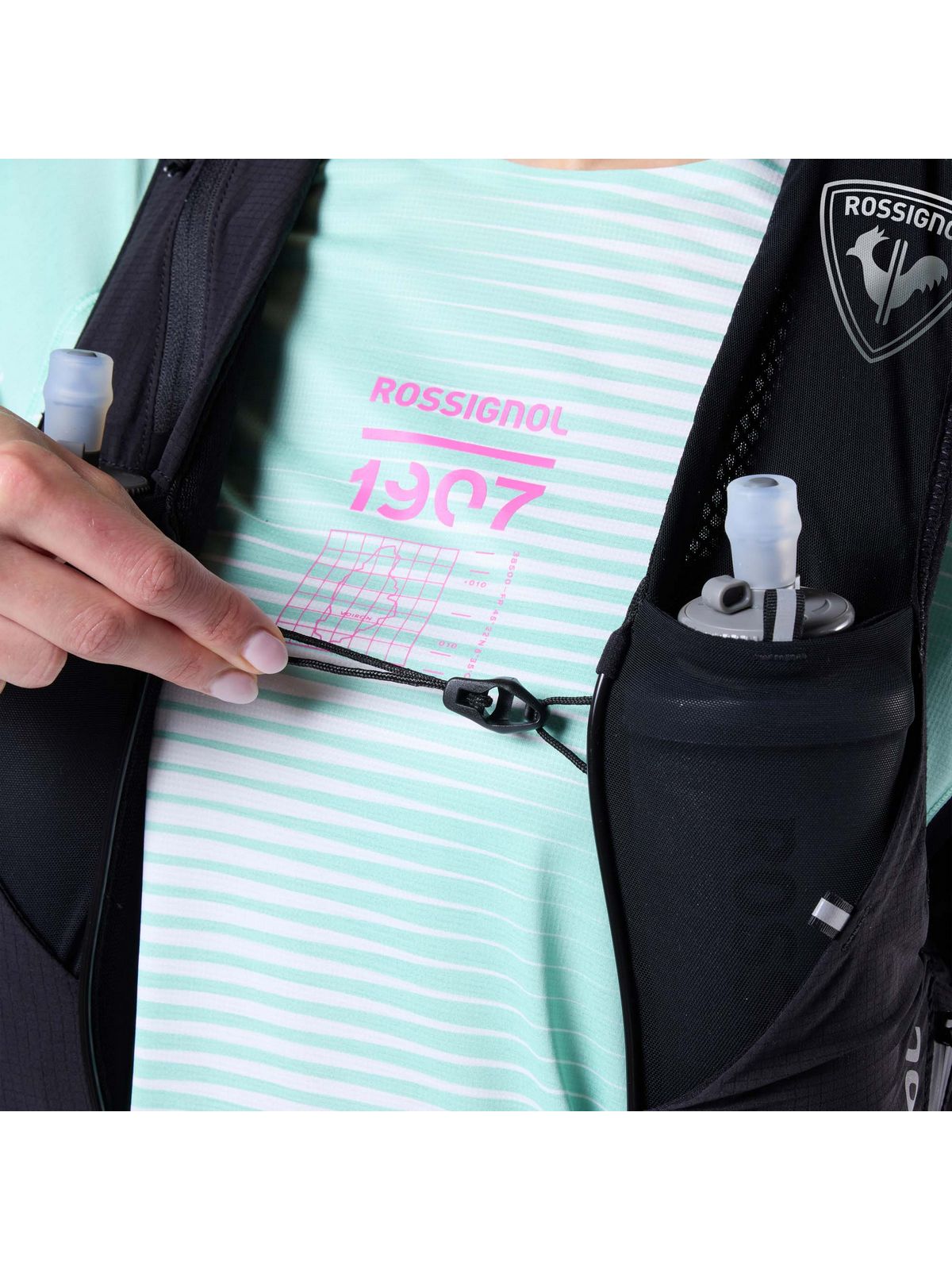 Kamizelka do biegania ROSSIGNOL Motion Vest czarna