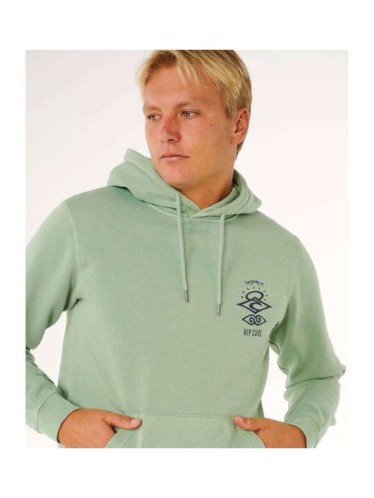 Bluza męska RIP CURL Search Icon Hood zielona
