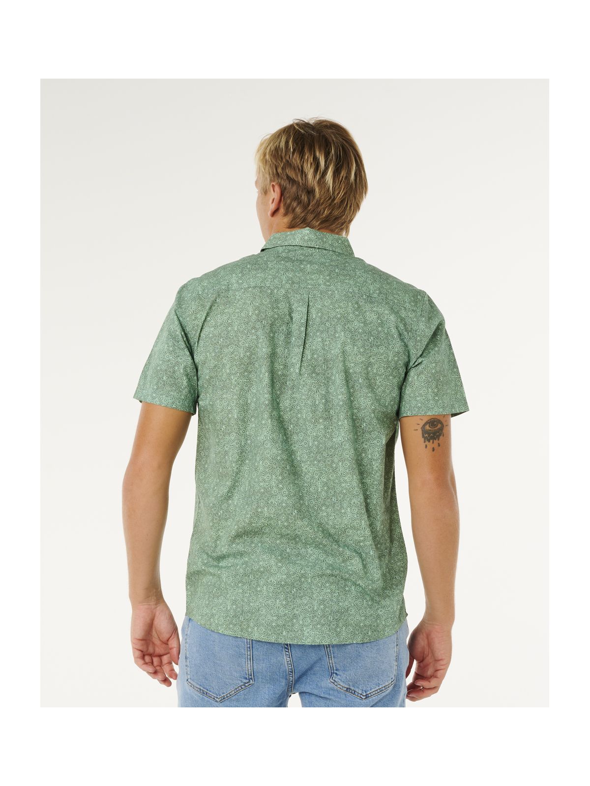 Koszula męska RIP CURL Hypno Micro S/S Shirt zielona