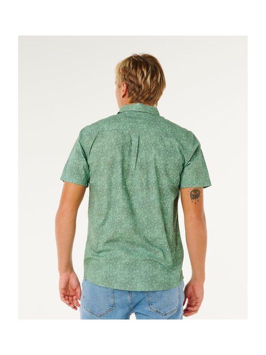 Koszula męska RIP CURL Hypno Micro S/S Shirt zielona
