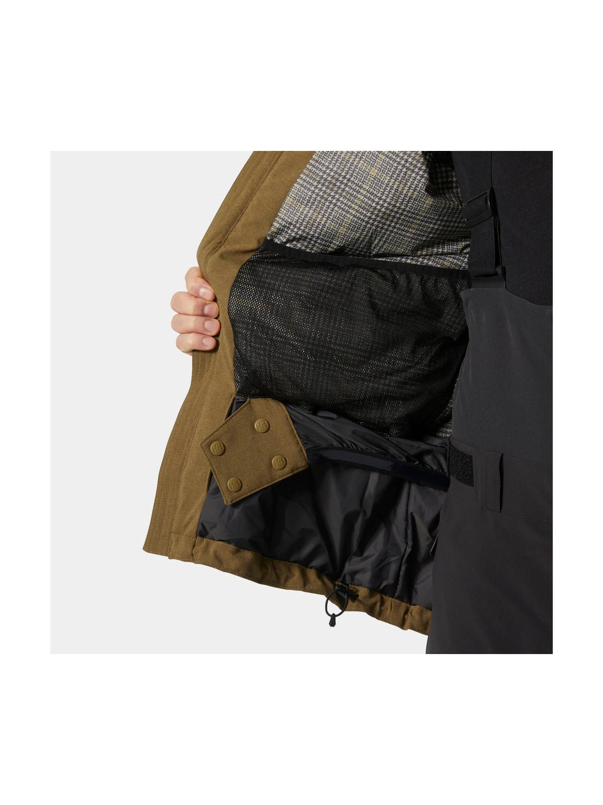 Kurtka narciarska męska HELLY HANSEN JUNIPER 3.0 JACKET brązowa