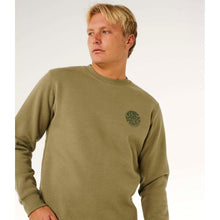 Bluza męska RIP CURL Wetsuit Icon Crew zielona
