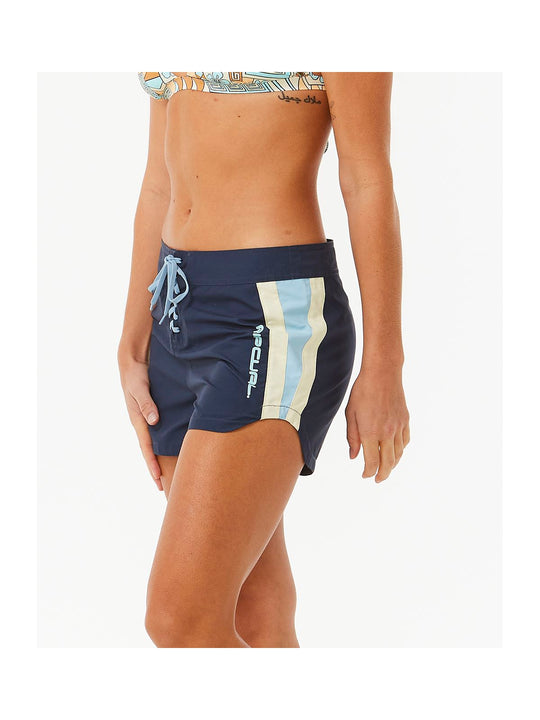 Boardshorty RIP CURL Block Party Hi Waist 3’’ granatowy - Adventure Sports
