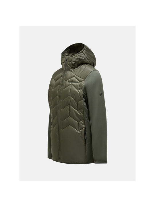 Kurtka PEAK PERFORMANCE Elevate Liner Hood Jacket Men zielony - Adventure Sports
