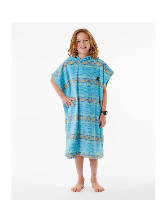 Poncho RIP CURL Mixed Hooded Towel Boy niebieski - Adventure Sports
