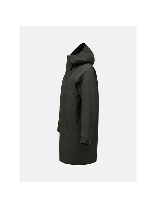 Parka męska PEAK PERFORMANCE Treeline HIPE 2L Insulated Shell Parka zielona
