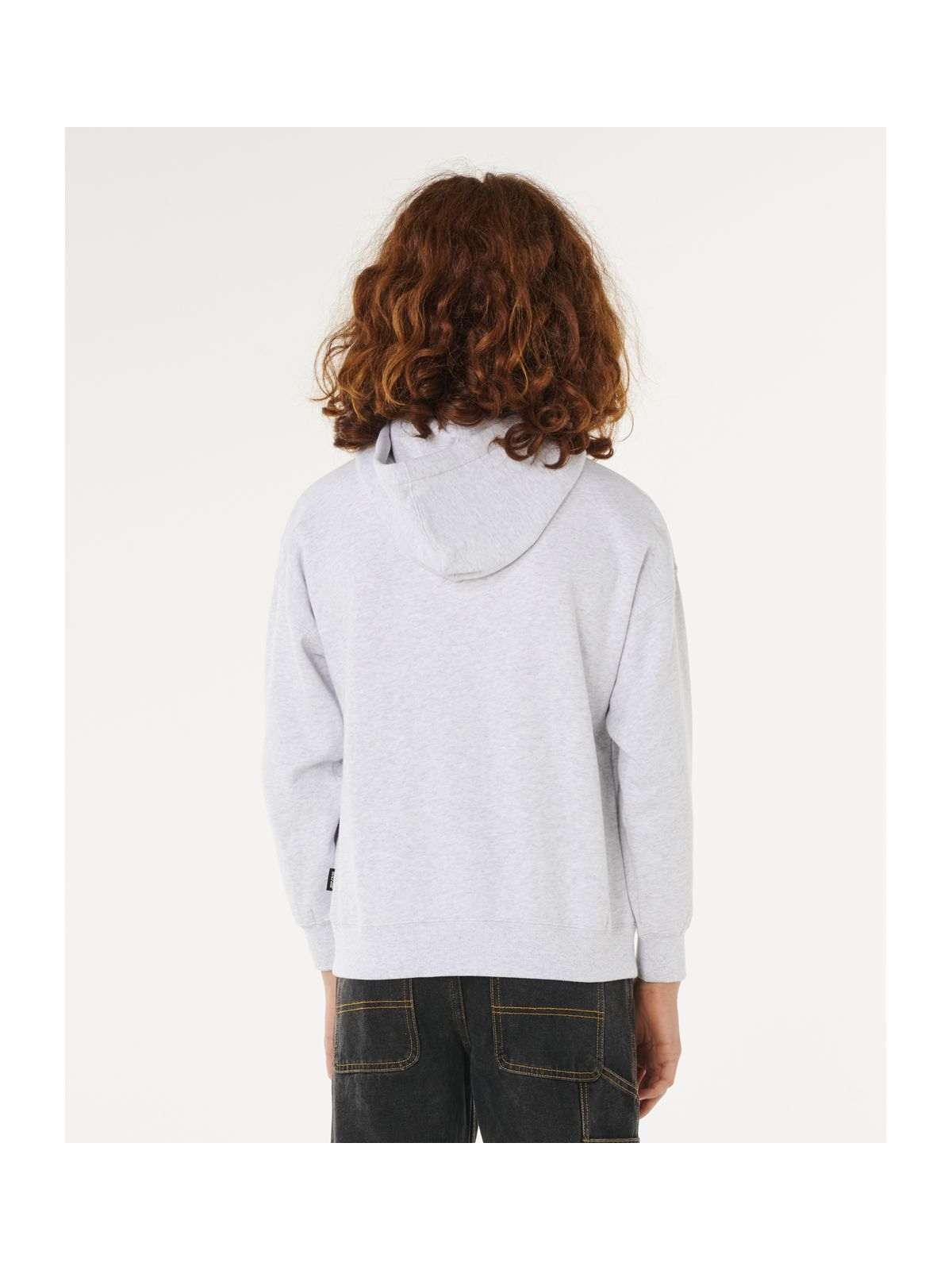 Bluza chłopięca RIP CURL Eternal Shred Logo Hood-Boy szara