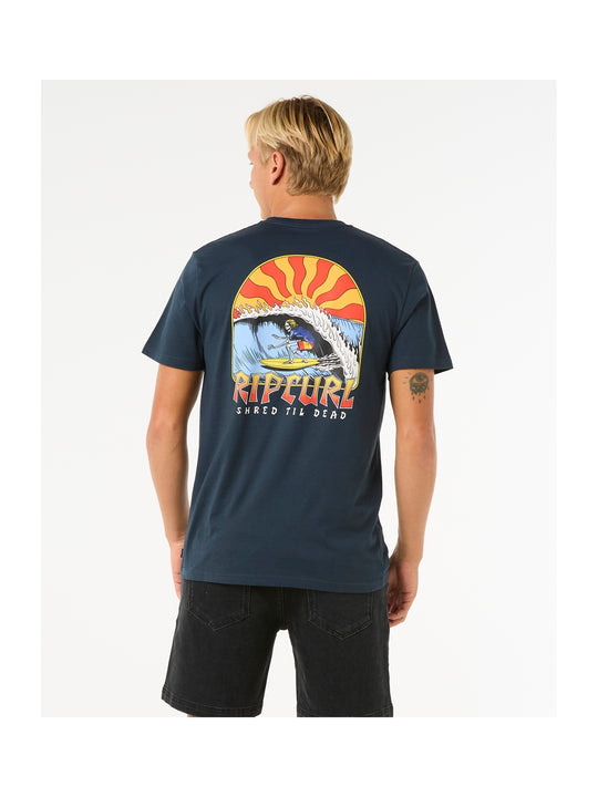 Koszulka męska RIP CURL Shred Til Tee granatowa
