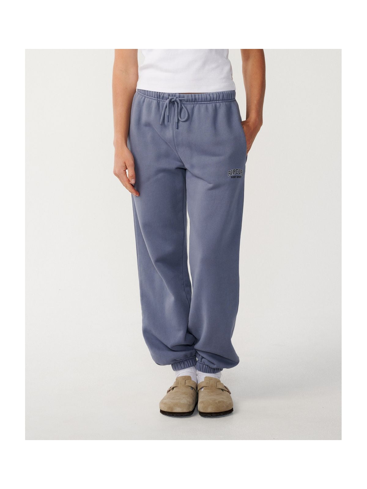 Spodnie damskie RIP CURL Varsity Sports Track Pant niebieskie