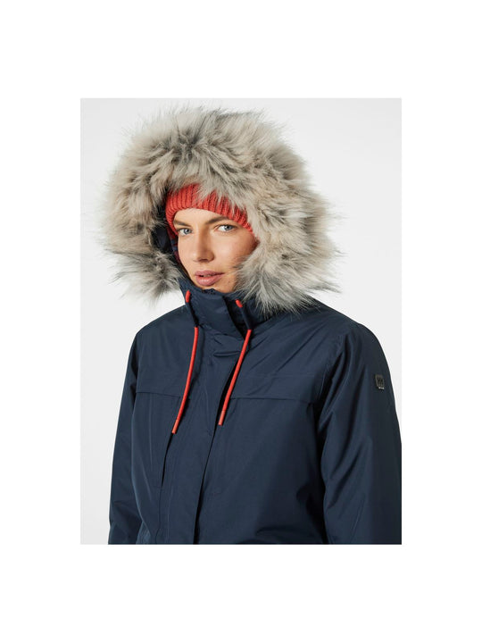 Kurtka damska HELLY HANSEN W Coastal Parka kolor granatowy
