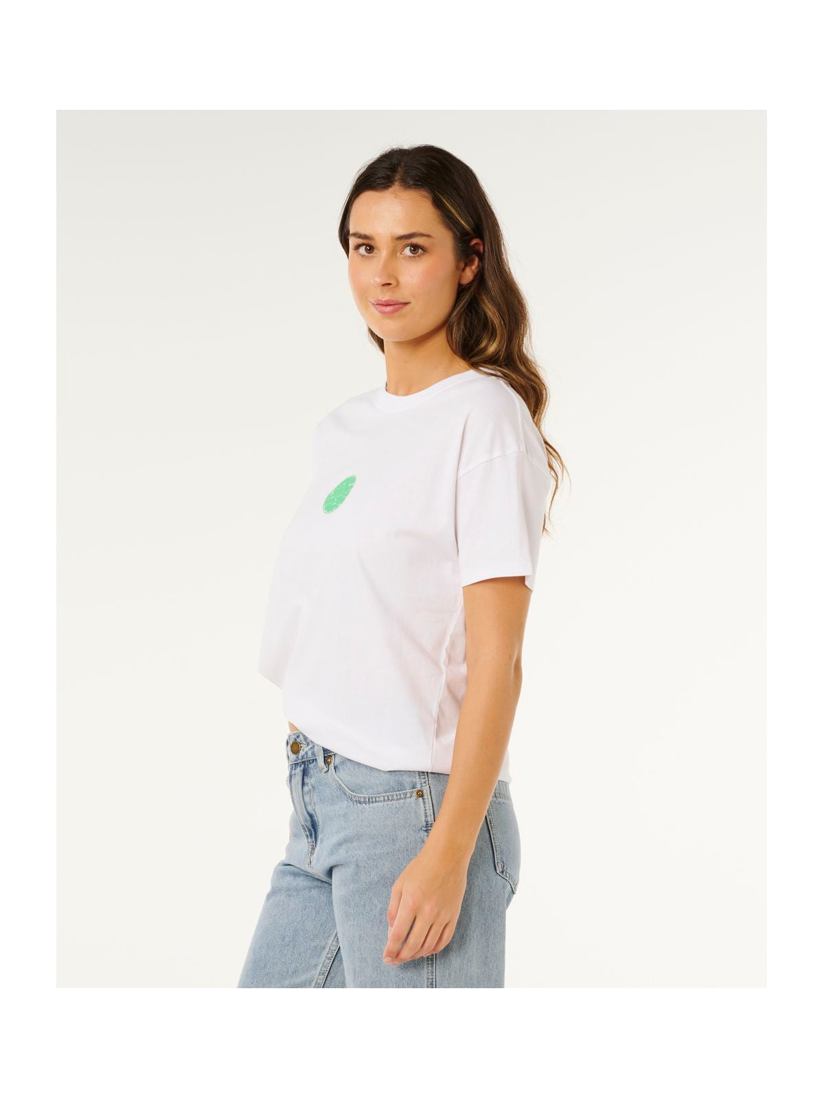 Koszulka damska RIP CURL Icons Of Surf Relaxed Tee biała