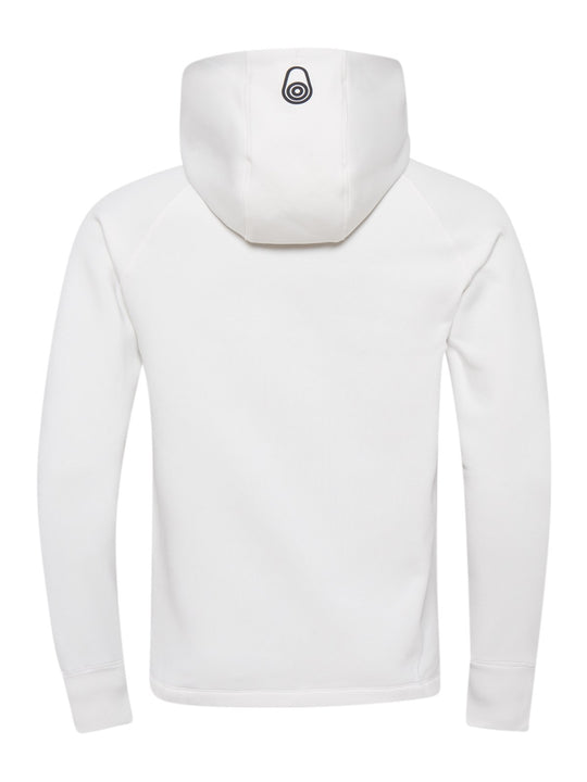 Bluza męska SAIL RACING Spray Powerstretch Zip Hood Biały - Adventure Sports

