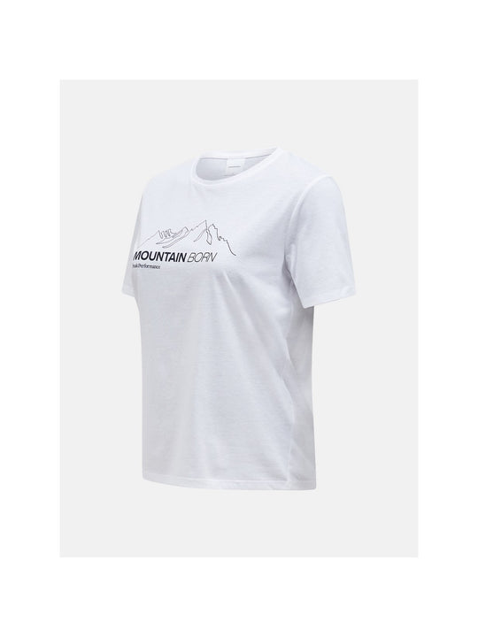 Koszulka Peak Performance W Explore Graphic Tee biały - Adventure Sports
