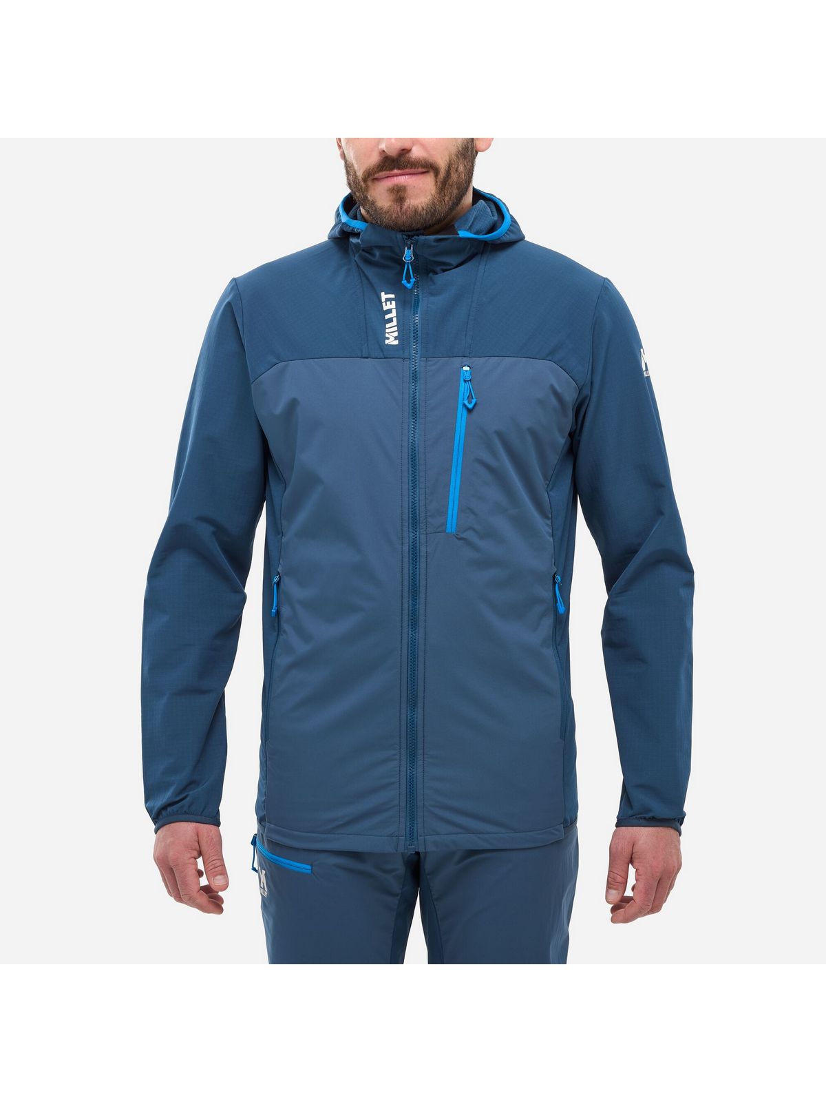 Kurtka MILLET M SENECA HYBRID HOODIE granatowa