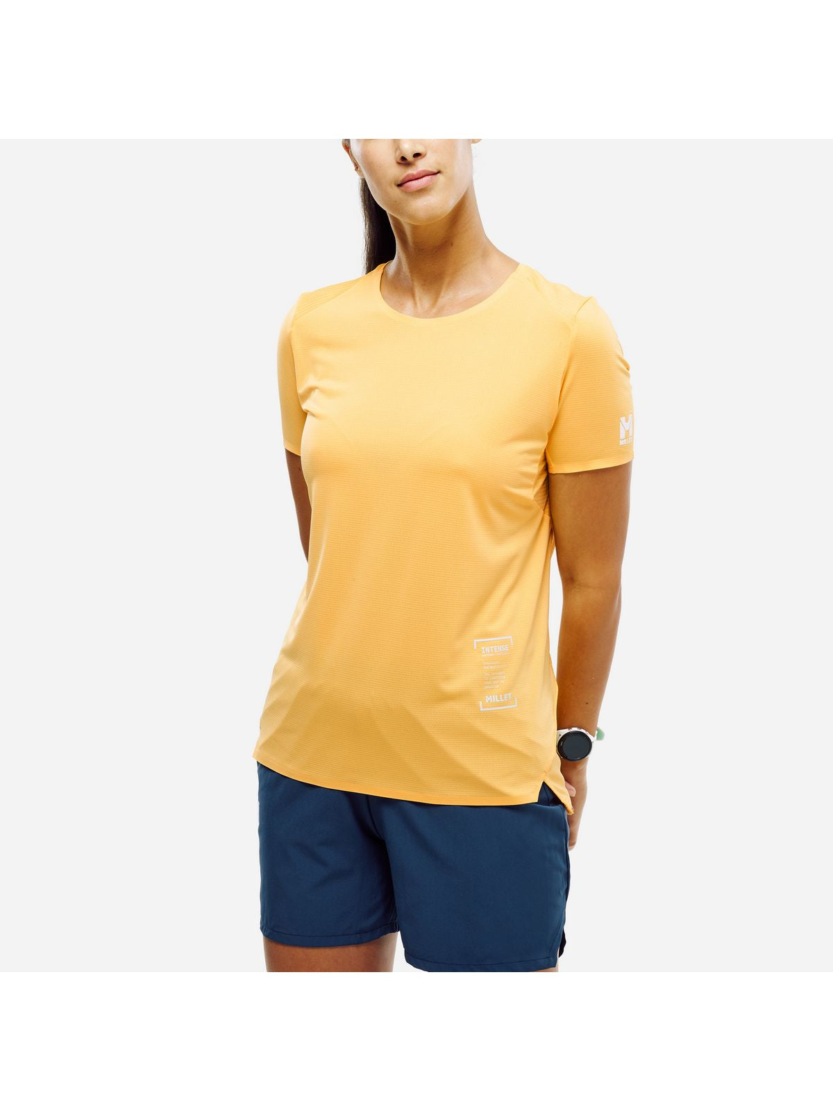 Koszulka damska MILLET Intense Pro Light Ts Ss W żółta