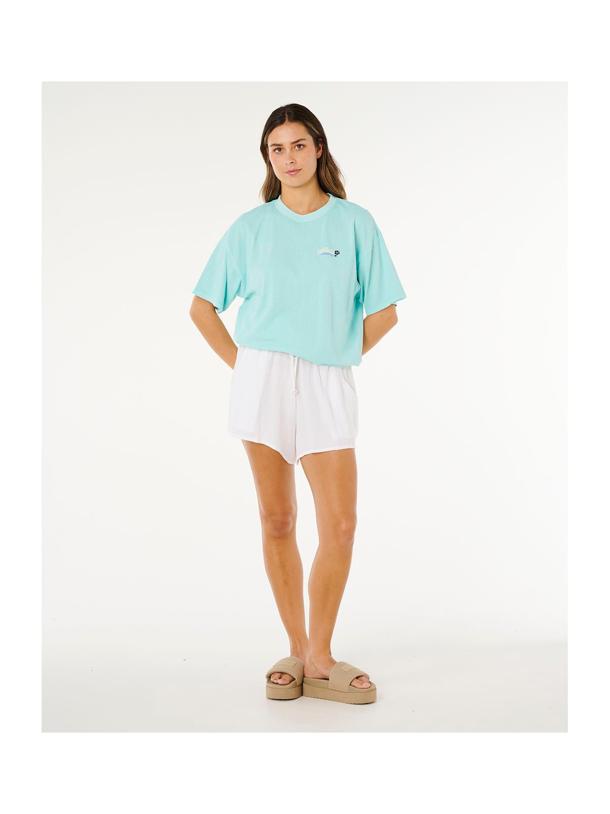 Koszulka damska RIP CURL Aloha Heritage Tee niebieska