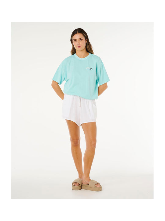 Koszulka damska RIP CURL Aloha Heritage Tee niebieska
