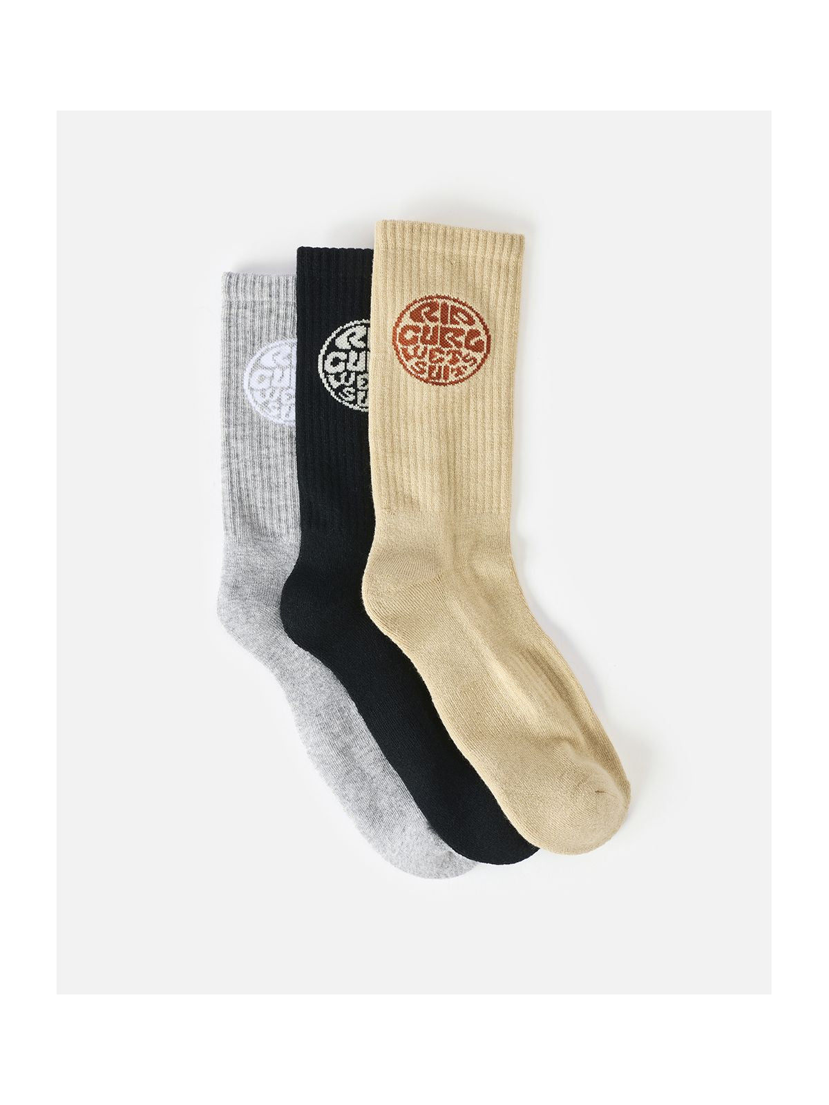 Skarpety męskie RIP CURL Wetty Crew Sock 3-Pk zielone