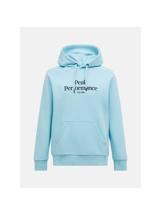 Bluza z kapturem męska PEAK PERFORMANCE Original Hood niebieska
