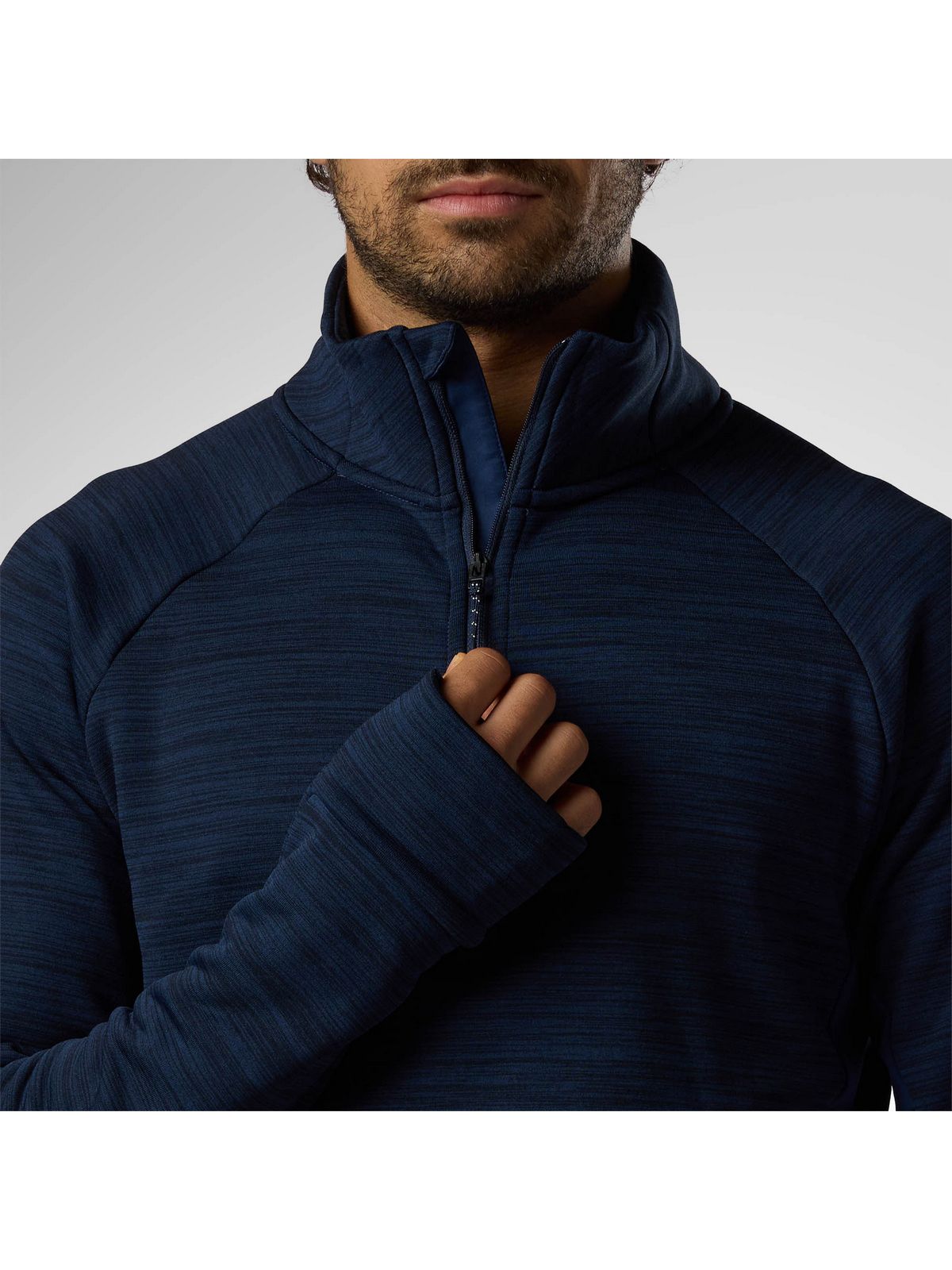 Bluza męska ROSSIGNOL M Premium Half Zip Fleece niebieska