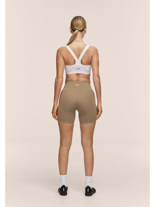 Legginsy treningowe damskie CASALL Regular Waist Bikers kolor zielony
