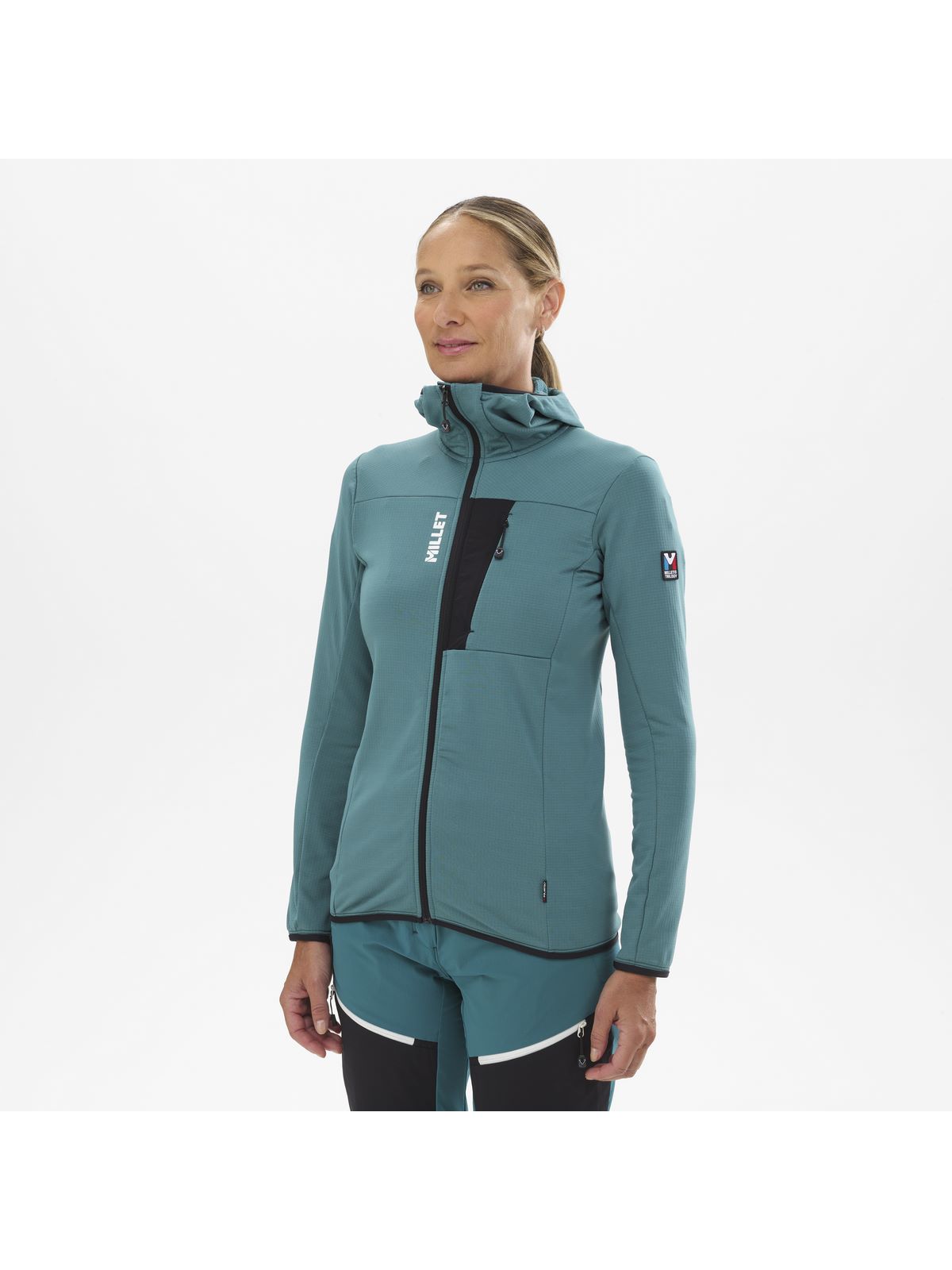 Kurtka MILLET W Trilogy Lightgrid Hoodie Zielony - Bluza - Adventure Sports