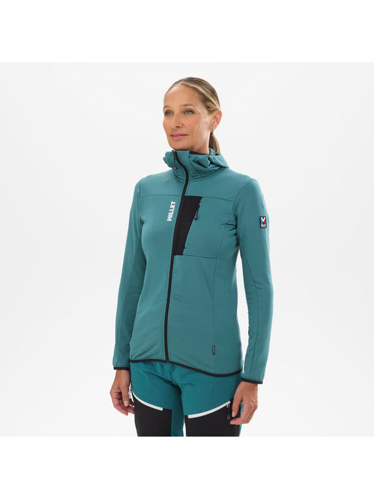 Kurtka MILLET W Trilogy Lightgrid Hoodie Zielony - Bluza - Adventure Sports
