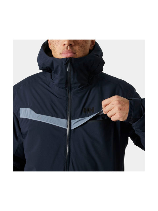 Kurtka narciarska męska HELLY HANSEN PANORAMA 2.0 INS JACKET granatowa
