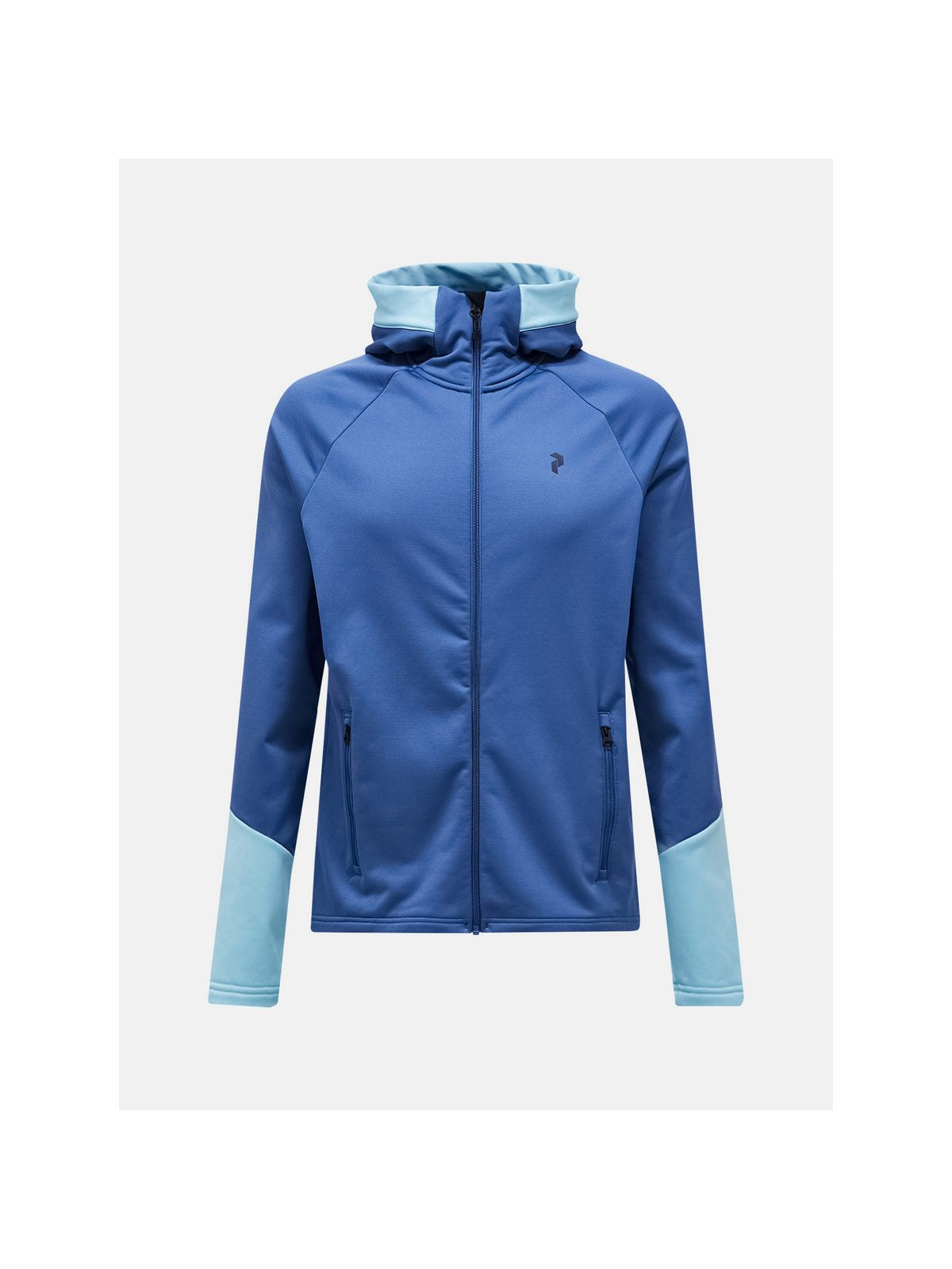 Bluza z kapturem męska PEAK PERFORMANCE Rider Essentials Midlayer Zip Hood niebieska