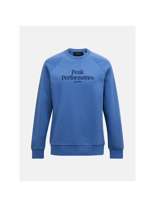 Bluza męska PEAK PERFORMANCE Original Crew niebieska
