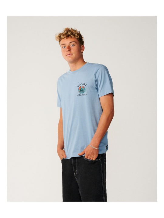 Koszulka męska RIP CURL Desti Animals niebieska
