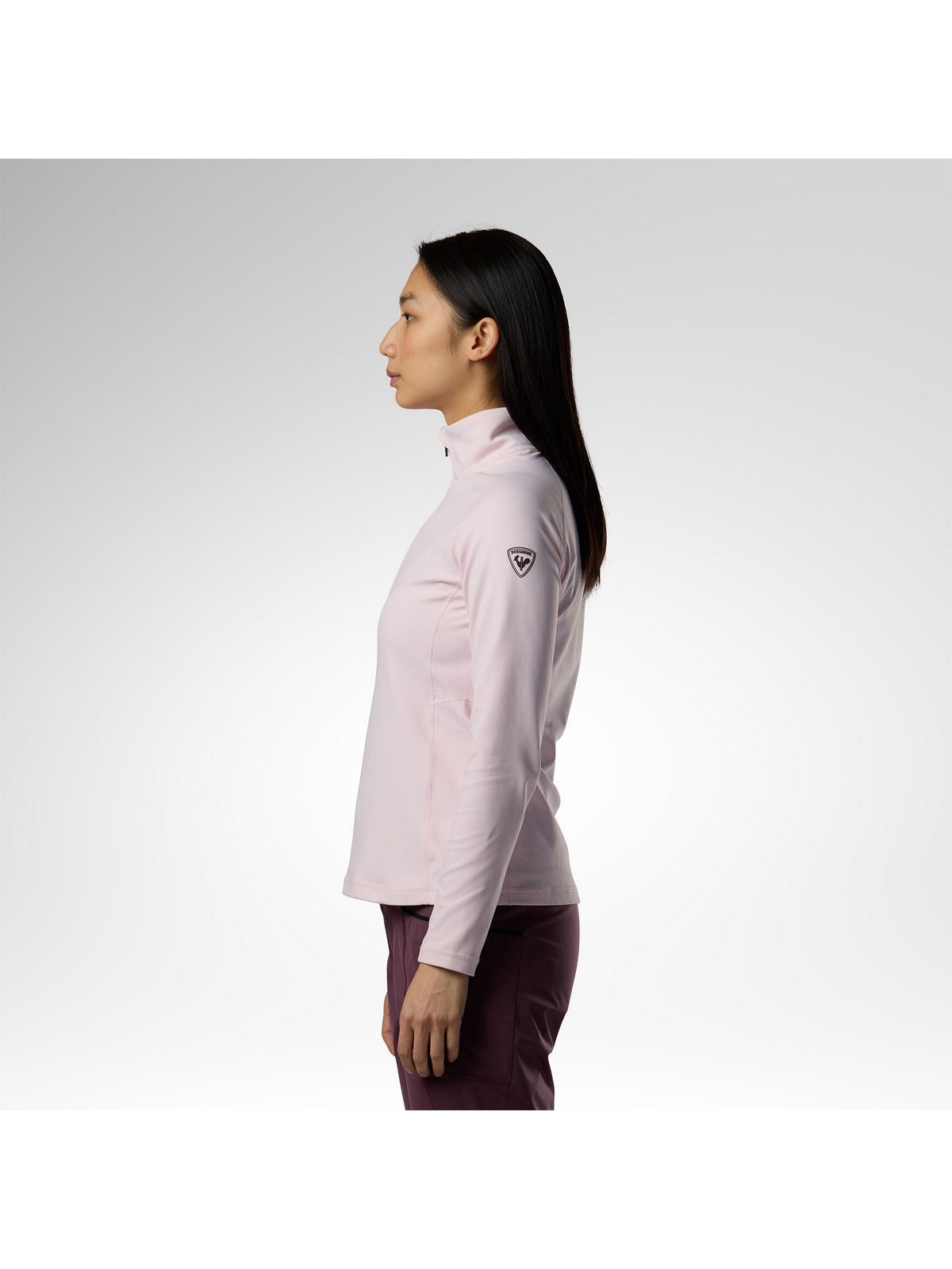 Bluza damska ROSSIGNOL W Mid Layer Stretch Hz różowa