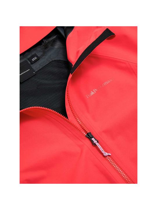 Kurtka PEAK PERFORMANCE W Trailblazer Shell Jacket czerwony - Adventure Sports
