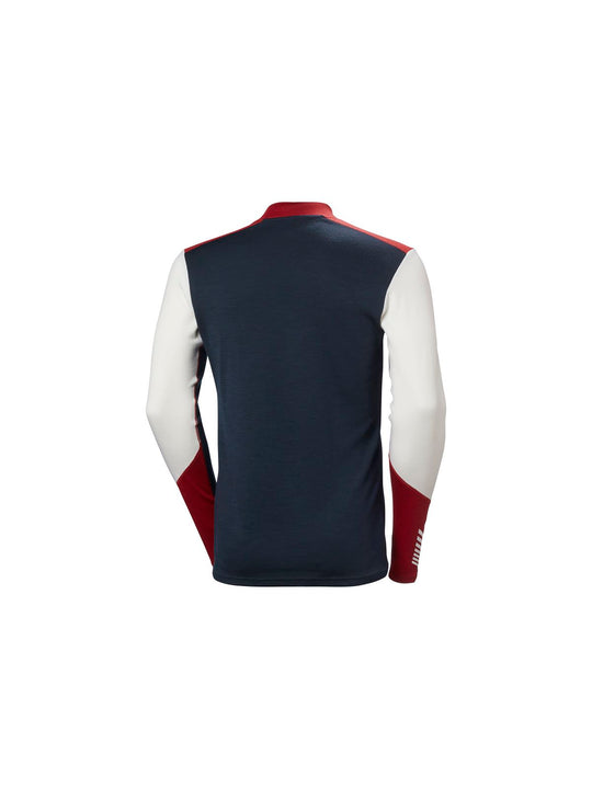 Koszulka Helly Hansen Lifa Merino Midw Logo biały - Adventure Sports
