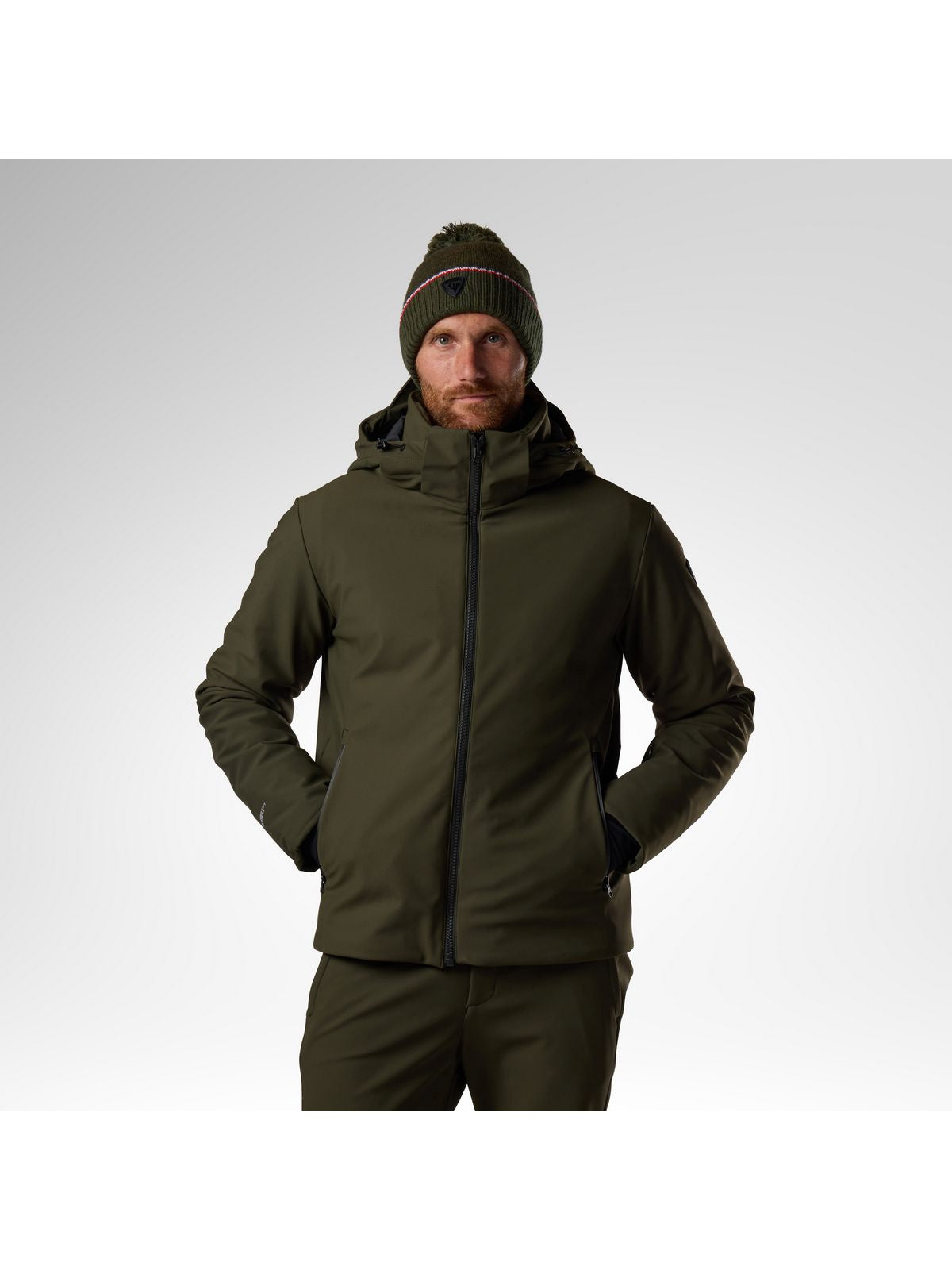 Kurtka narciarska męska ROSSIGNOL M Resort Softshell Jacket zielona