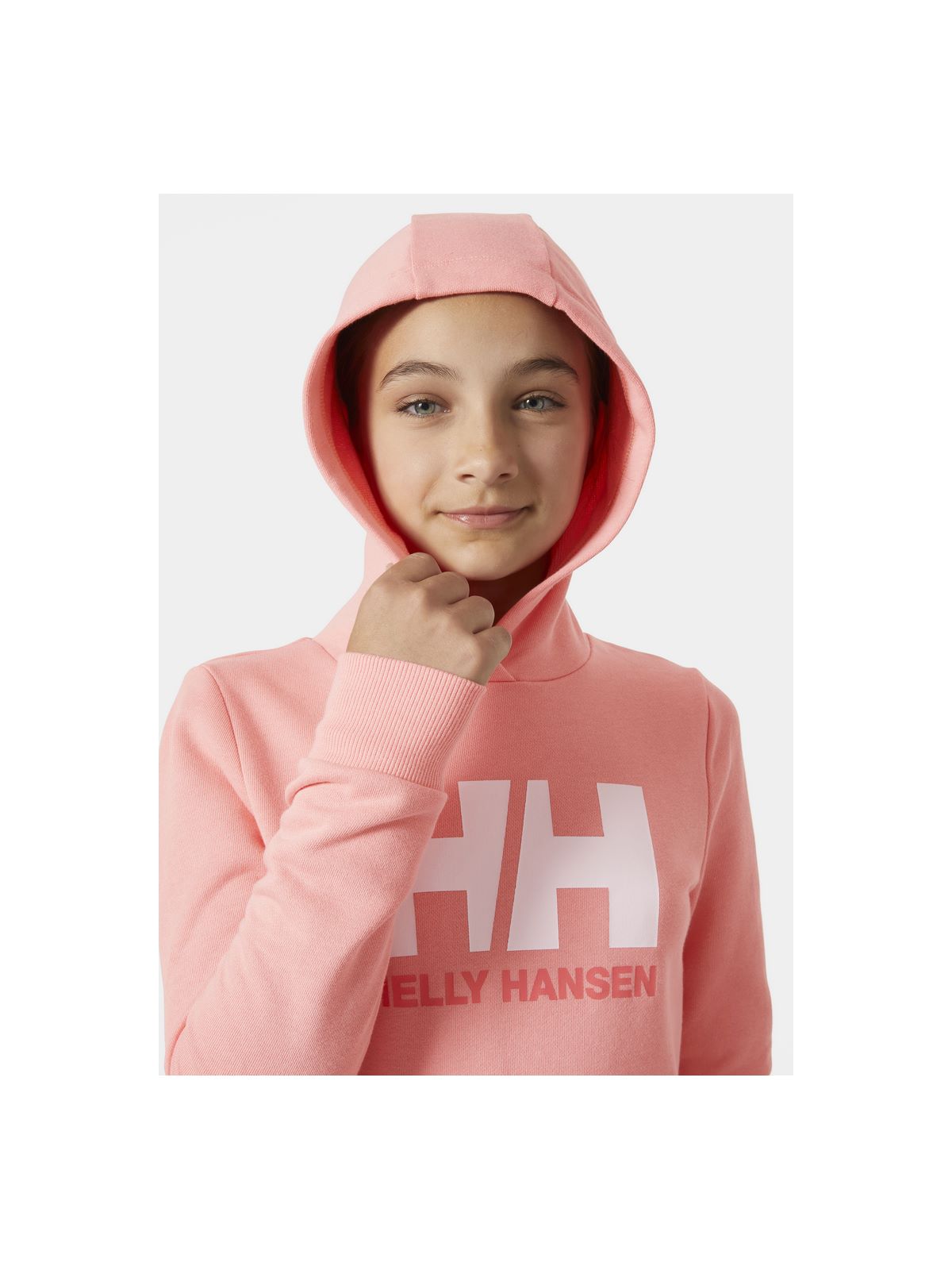 Bluza dresowa dziewczęca HELLY HANSEN Jr Hh Logo Hoodie 2.0 różowy - Adventure Sports