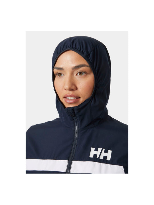 Bluza HELLY HANSEN W Salt Stripe Windbreaker granatowy - Adventure Sports
